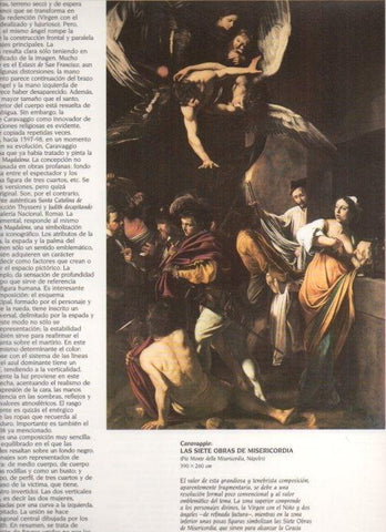 LAMINA V20273: Las siete obras de misericordia por Caravaggio