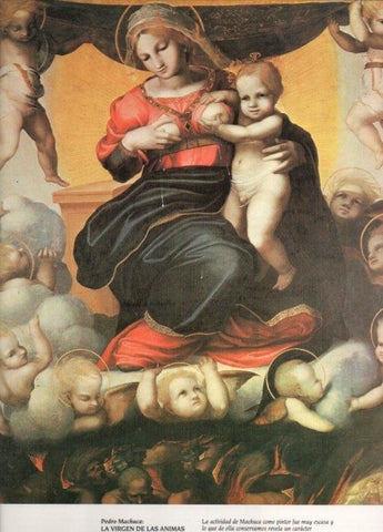 LAMINA V20386: La Virgen de las Animas por Pedro Machuca