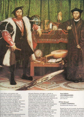 LAMINA V20382: Los embajadores por Hans Holbein