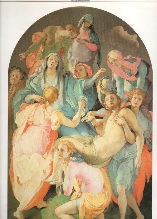 LAMINA V20378: Lamentacion sobre Cristo muerto por Pontormo