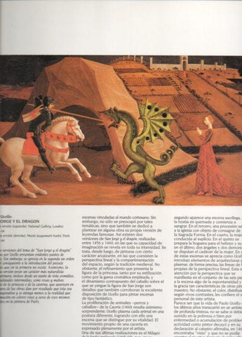 LAMINA V20393: San Jorge y el dragon por Paolo Ucello