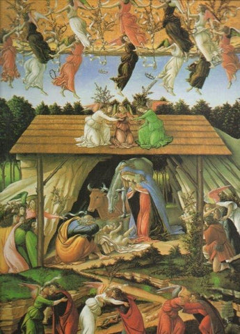 LAMINA V20405: La natividad mistica por Botticelli