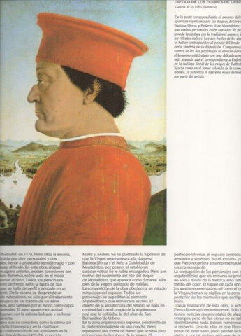 LAMINA V20401: Diptico de los duques de Urbino fragmento por Piero della Francesca