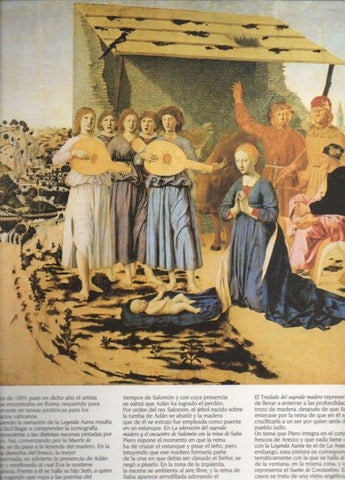 LAMINA V20400: La Natividad por Piero della Francesca