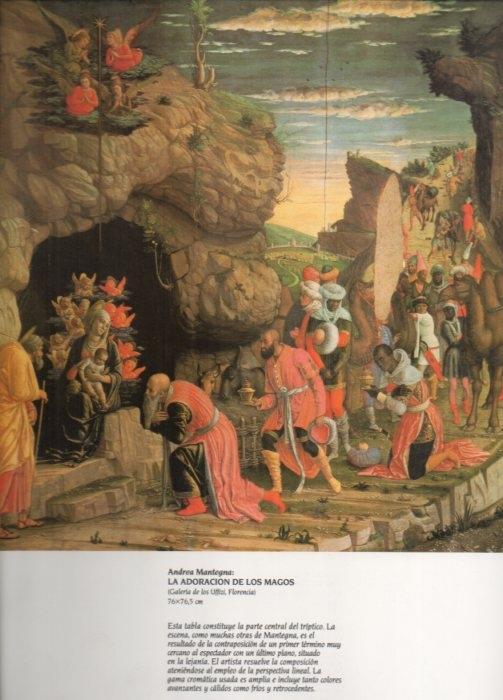 LAMINA V20403: La adoracion de los Magos por Andrea Mantegna