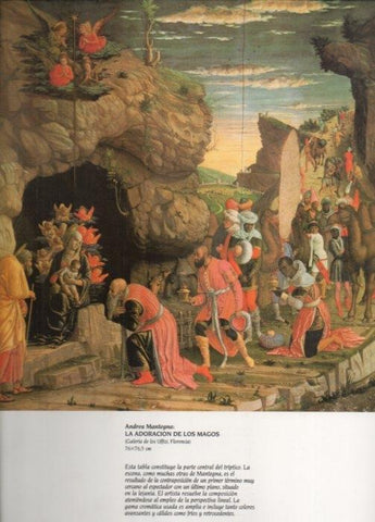 LAMINA V20403: La adoracion de los Magos por Andrea Mantegna
