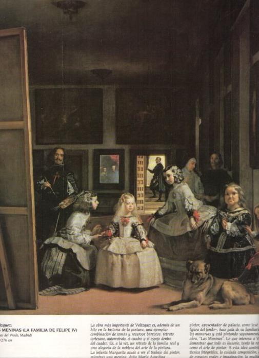 LAMINA V20347: Las Meninas por Velazquez
