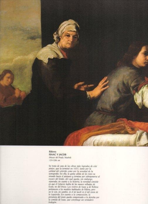 LAMINA V20342: Isaac y Jacob por Ribera