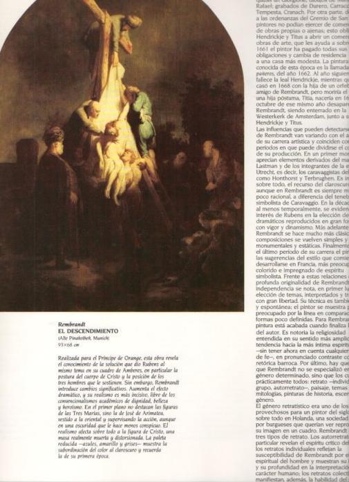 LAMINA V20330: El descendimiento por Rembrandt