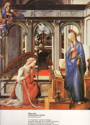LAMINA V20367: Anunciacion a Maria por Filippo Lippi