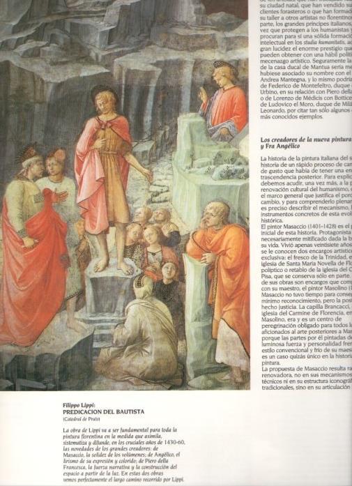LAMINA V20366: Predicacion del Bautista por Filippo Lippi