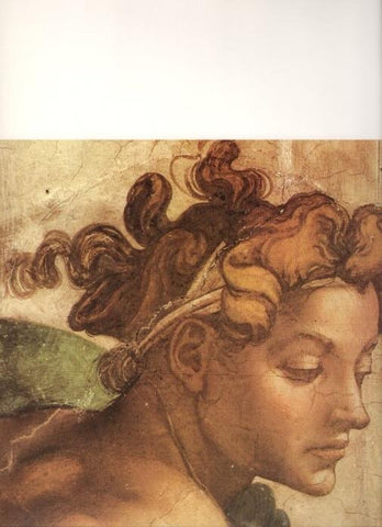 LAMINA V20363: Desnudo detalle Capilla Sixtina por Miguel Angel