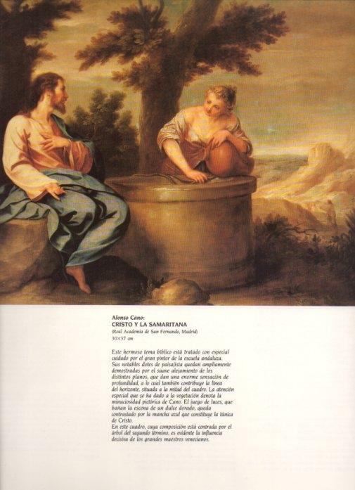 LAMINA V20361: Cristo y la samaritana por Alonso Cano