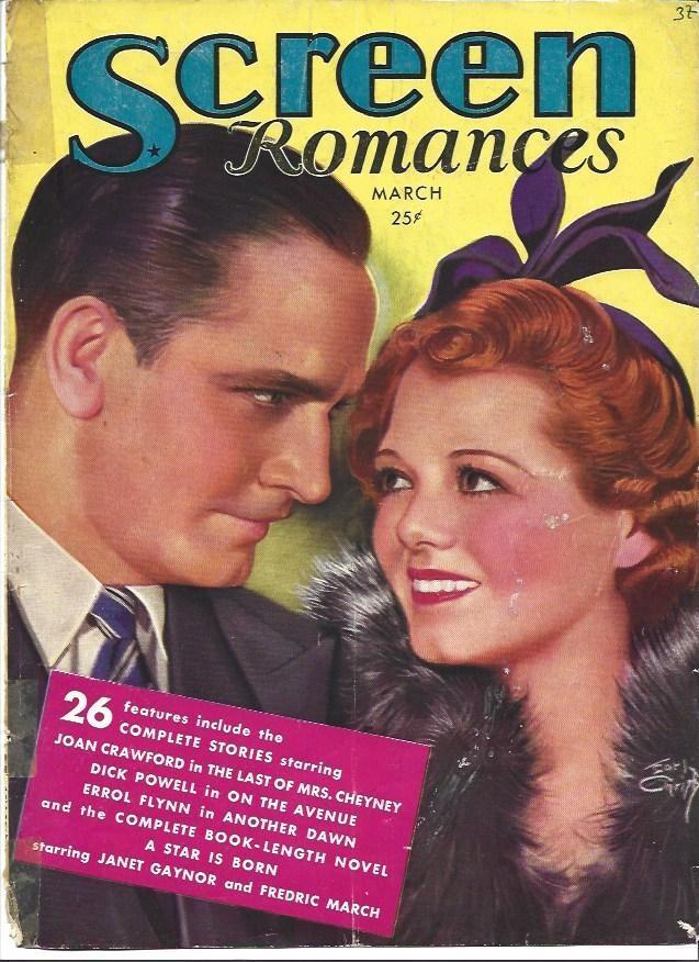 LAMINA 31983: Portada Screen Romances, volumen 16, numero 94, marzo