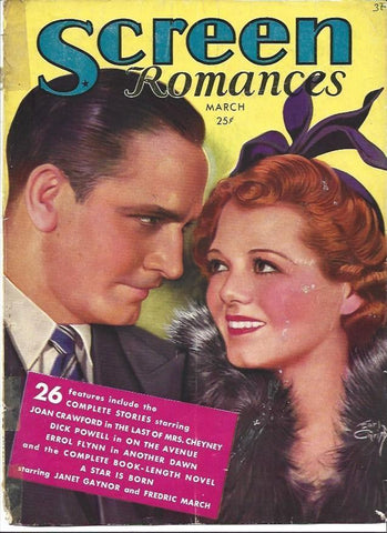 LAMINA 31983: Portada Screen Romances, volumen 16, numero 94, marzo