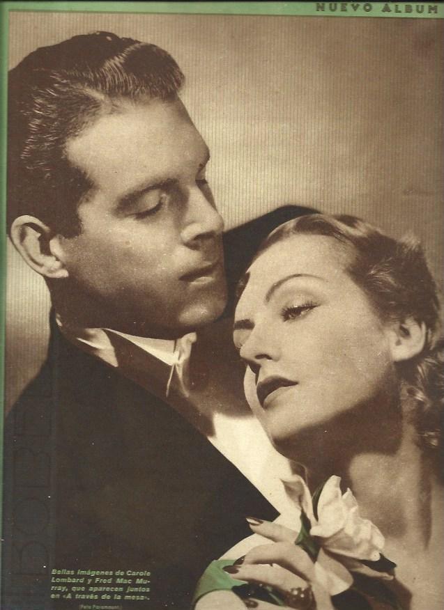 LAMINA 32402: Carole Lombard y Fred Mac Murray