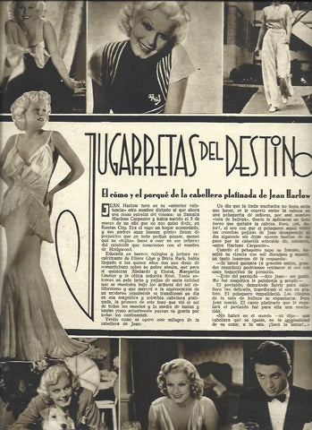 LAMINA 32405: Fotografias de Jean Harlow