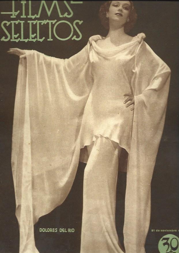 LAMINA 32391: Portada de Films Selectos con Dolores del Rio, numero 308 de 21 de noviembre