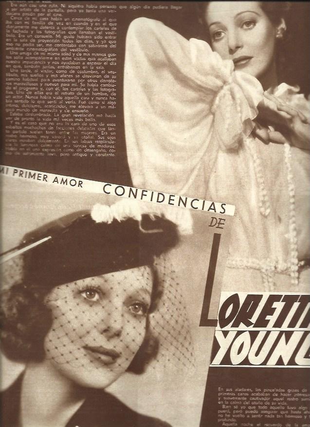 LAMINA 32374: Loreta Young