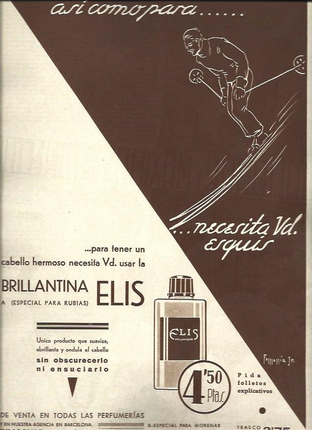 LAMINA 32376: Publicidad de Brillantina Elis