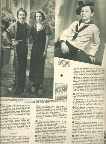 LAMINA 32378: Moma Barrie y su hermana