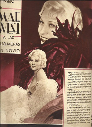 LAMINA 32384: Mae West