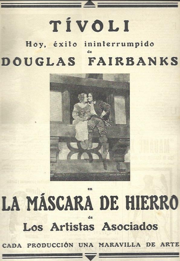 LAMINA 32442: Anuncio de La Mascara de Hierro