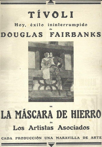 LAMINA 32442: Anuncio de La Mascara de Hierro