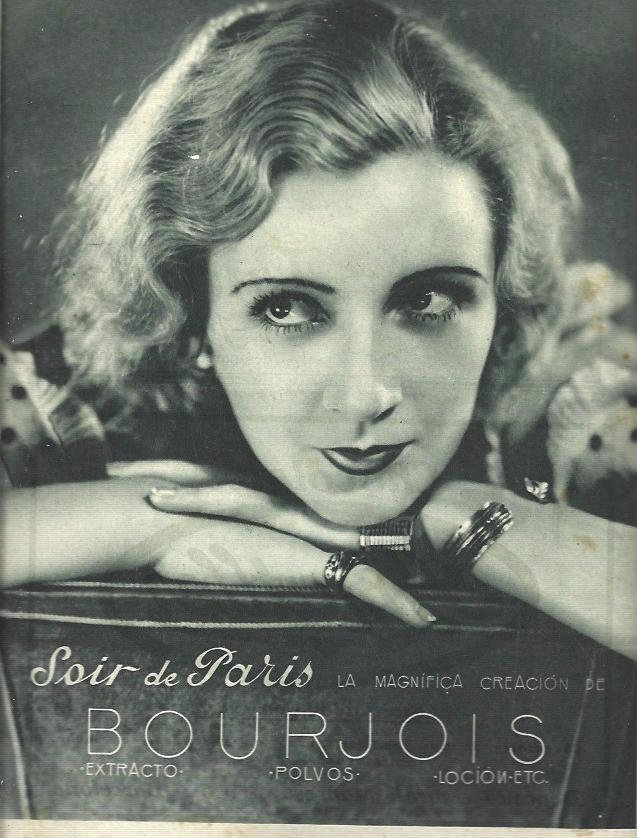 LAMINA 32430: Publoicidad de Soir de Paris de Bourjois