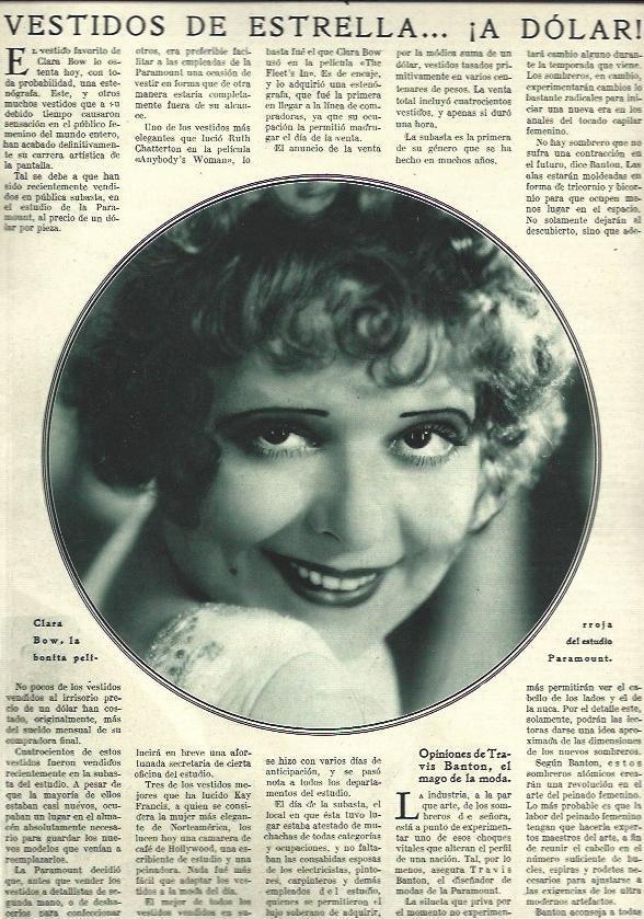 LAMINA 32421: Clara Bow
