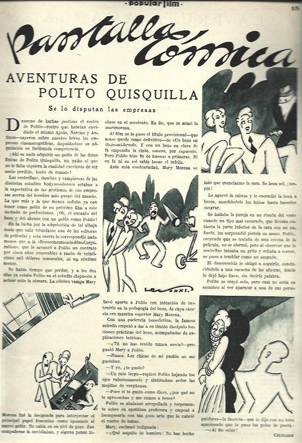 LAMINA 32426: Pantalla Comica