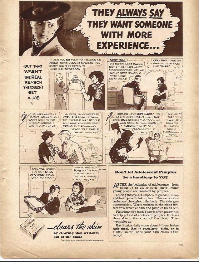 LAMINA 32317: Publicidad con viñeta de cosmetico para limpieza de cara