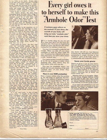 LAMINA 32319: Publicidad de desodorante de Ruth Miller