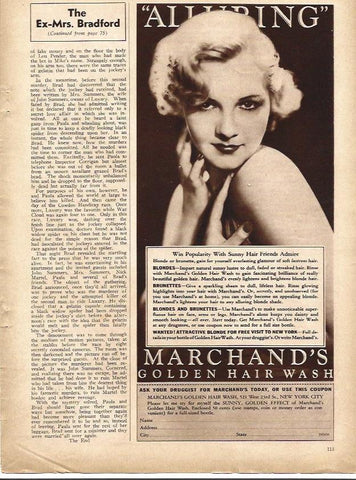 LAMINA 32322: Cupon para Marchand's golden hair wash
