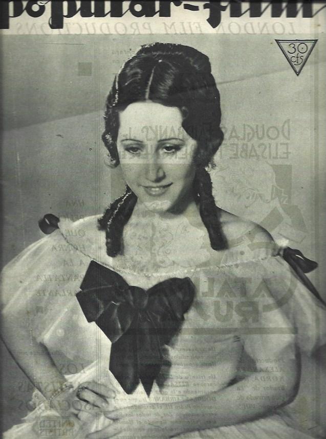 LAMINA 32330: Portada de Popular Films, numero 401, 19 de abril de 1934