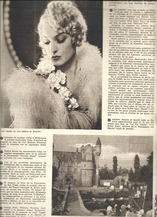 LAMINA 32354: Lili Damita en Los millones de Brewster