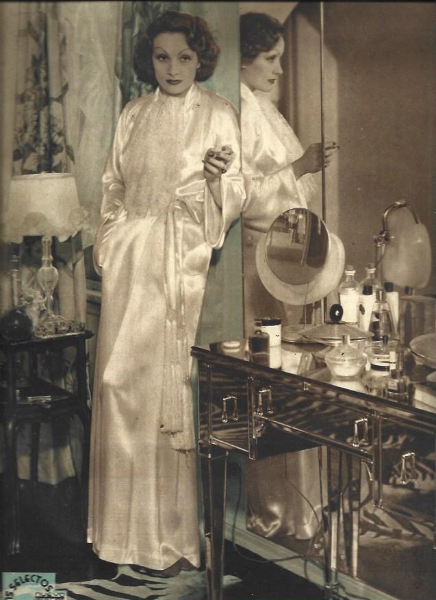 LAMINA 32357: Contraportada de Films Selectos con Marlene Dietrich