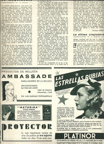 LAMINA 32367: Publicidad de Ambassade