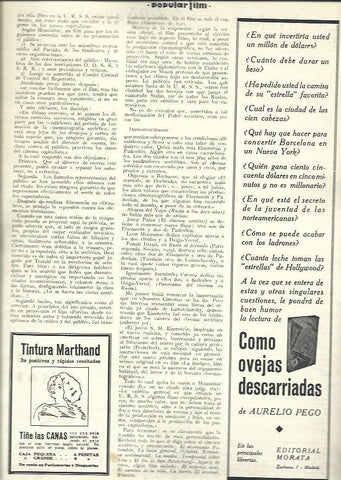 LAMINA 32332: Publicidad de Tintura Marthland