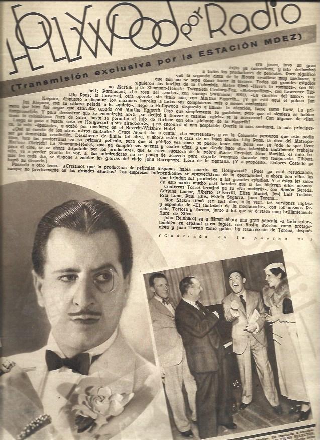LAMINA 32347: Jan Kiepura en su camerino de la Paramount