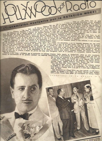 LAMINA 32347: Jan Kiepura en su camerino de la Paramount