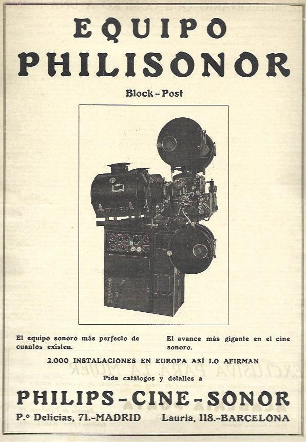 LAMINA 32448: Publicidad de Equipo Philisonor de Philips