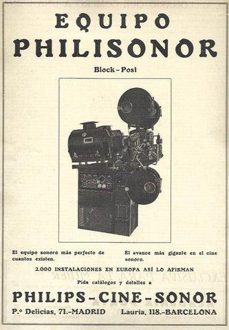 LAMINA 32448: Publicidad de Equipo Philisonor de Philips