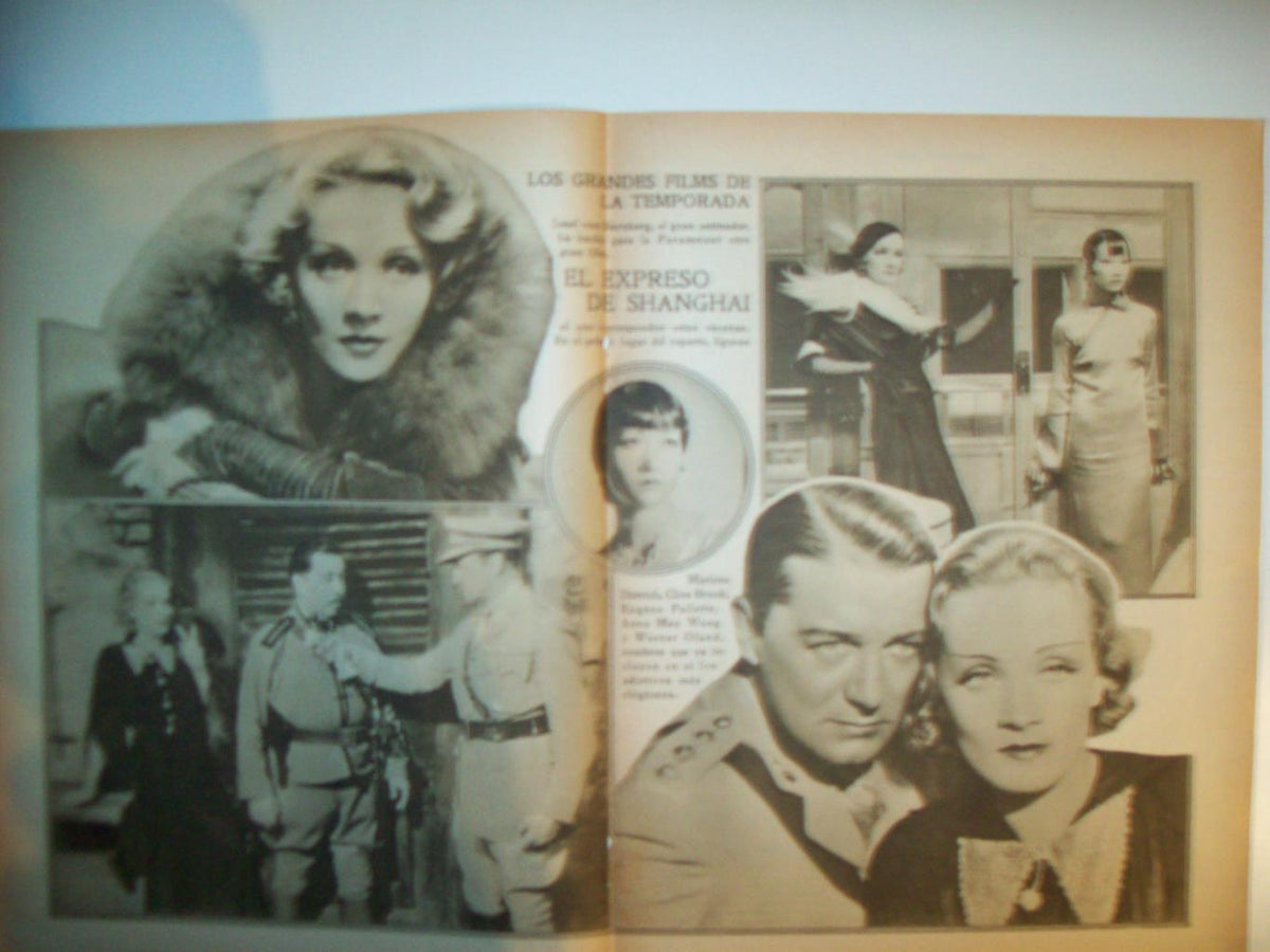 LAMINA 32554: El expreso de Shanghai con Marlene Dietrich y Clive Brook