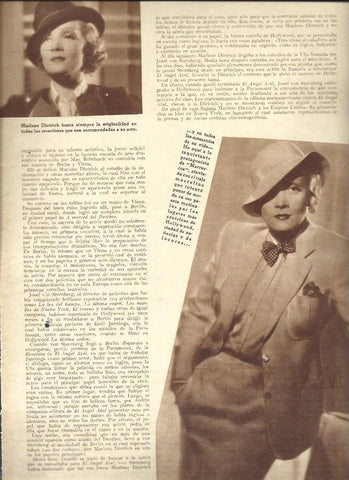 LAMINA 32530: Marlen Dietrich, la historia