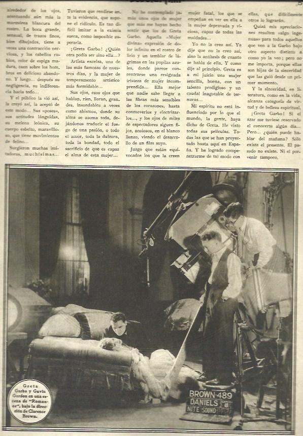 LAMINA 32539: Greta Garbo y Gavin Gordon