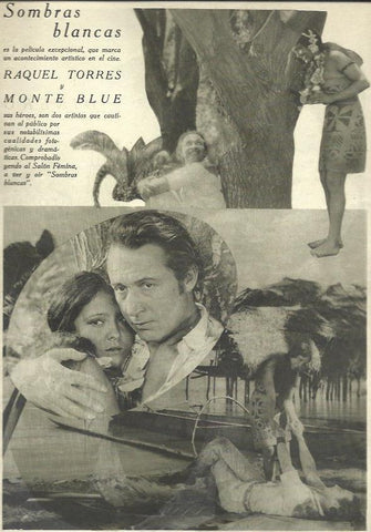 LAMINA 32587: Raquel Torres y Monte Blue en Sombras Blancas