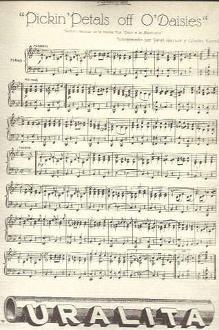 LAMINA 32599: Partitura de Pickin'petals off o'daisies
