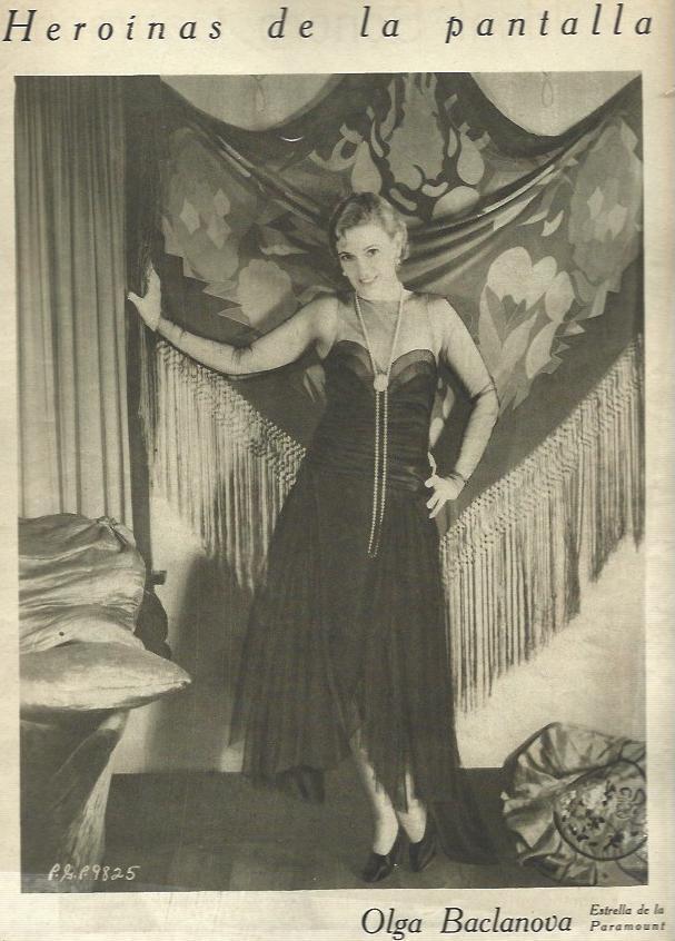 LAMINA 32585: Olga Baclanova de la Paramount