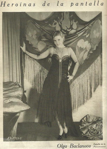 LAMINA 32585: Olga Baclanova de la Paramount